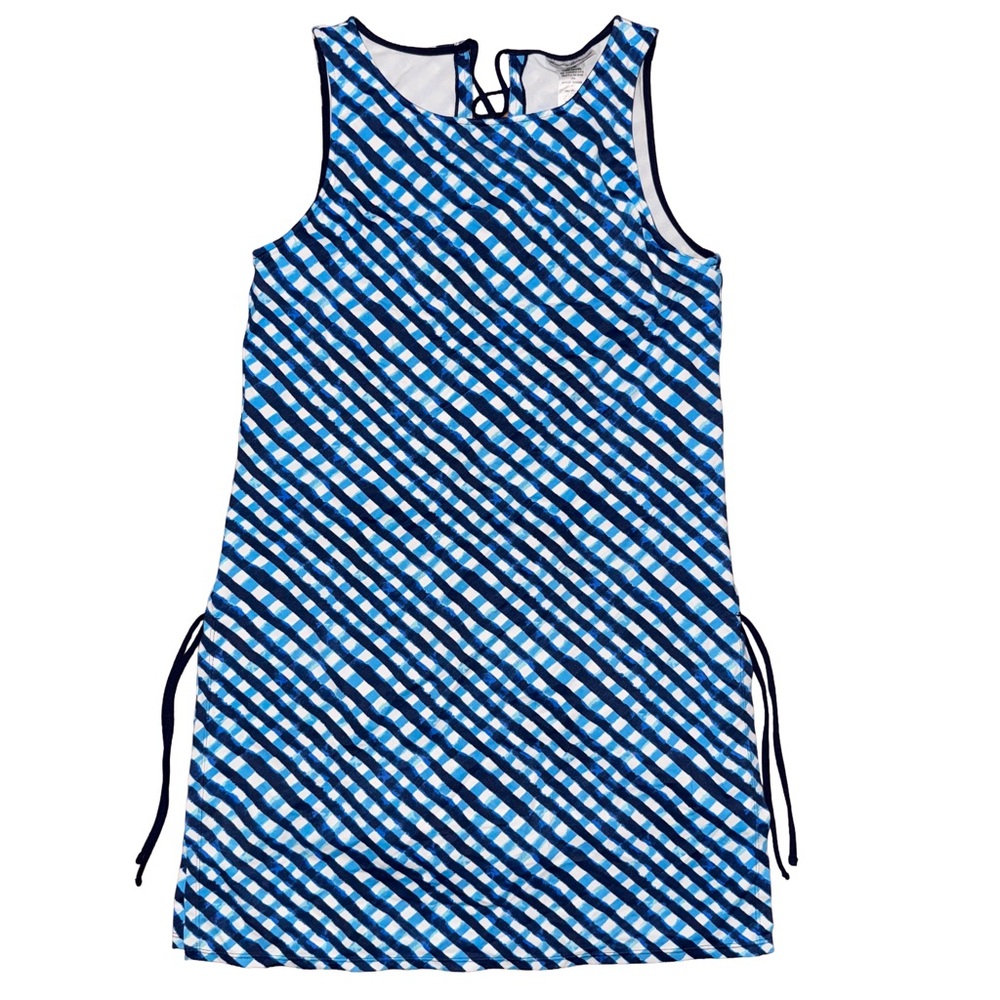 💙💖 Tommy Bahama Blue‎ Gingham Swim Coverup Dress